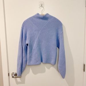 other stories wool blend mock neck sweater size XS